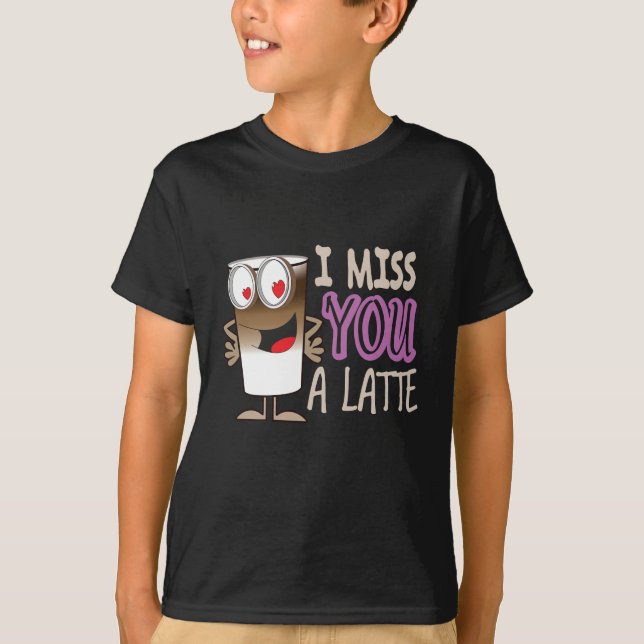 T-shirt Je te manque une latte (Devant)