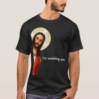 T-shirt Je Te Regarde Drôle Jeter Jésus-Christ