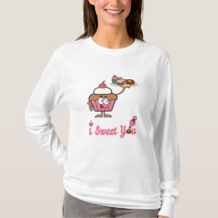 T-shirt Je te suce avec un gâteau
