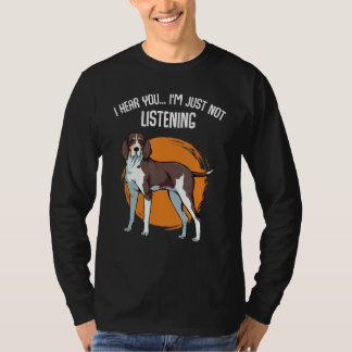 T-shirt Je t'entends, je n'écoute pas Treeing Walker C