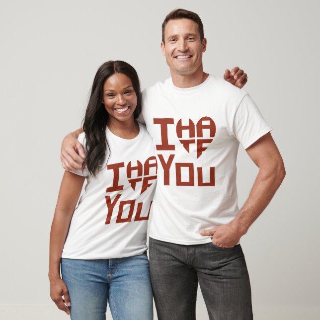 T-shirt Je t'entends mais je te déteste (Unisexe)