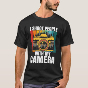 T-shirt Je Tire Des Personnes Photographie Avec Mon Photog