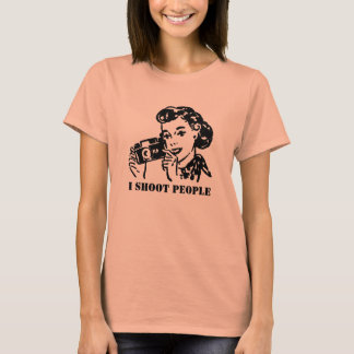 T-shirt Je tire sur les gens