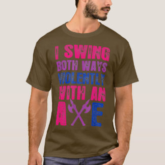 T-shirt Je Tourne Les Deux Manières Violemment Avec Un Bis