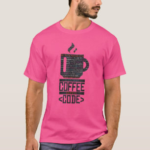 T-shirt Je Transforme Le Café En Technicien En Cryptologie