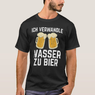 T-shirt Je transforme l'eau en bière Brasseur passionné