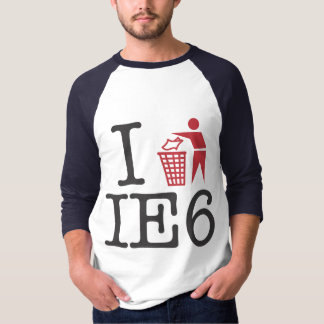 T-shirt Je trash IE6