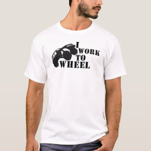 T-shirt Je Travaille À Roue, Rocher Crawler