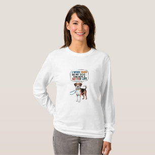 T-shirt "Je travaille dur pour que mon chien puisse avoir