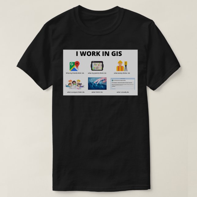 T-SHIRT JE TRAVAILLE EN SIG (Design devant)