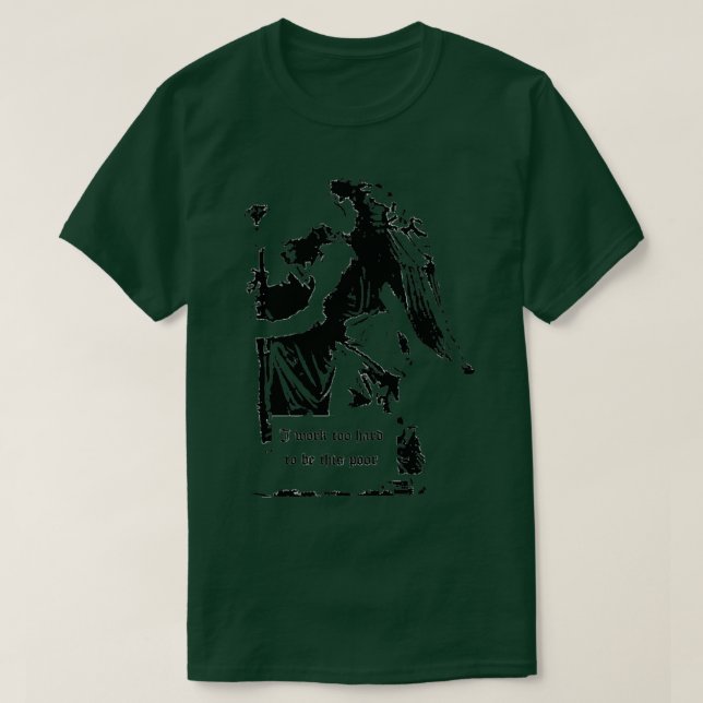 T-shirt Je Travaille Un Angle Trop Dur (Design devant)