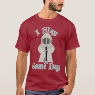 T-shirt Je triomphe à la journée de jeu Cavalier de jeu de