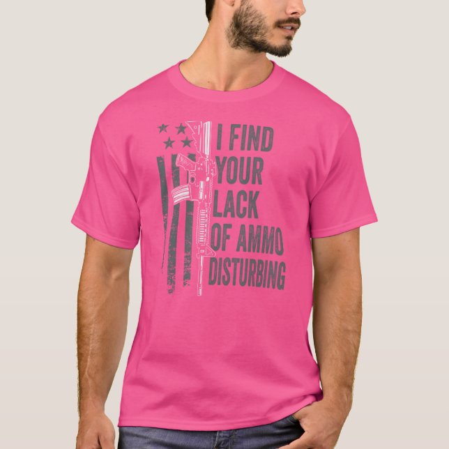 T-shirt Je Trouve Votre Manque D'Amme Dérangeante - Plaisa (Devant)