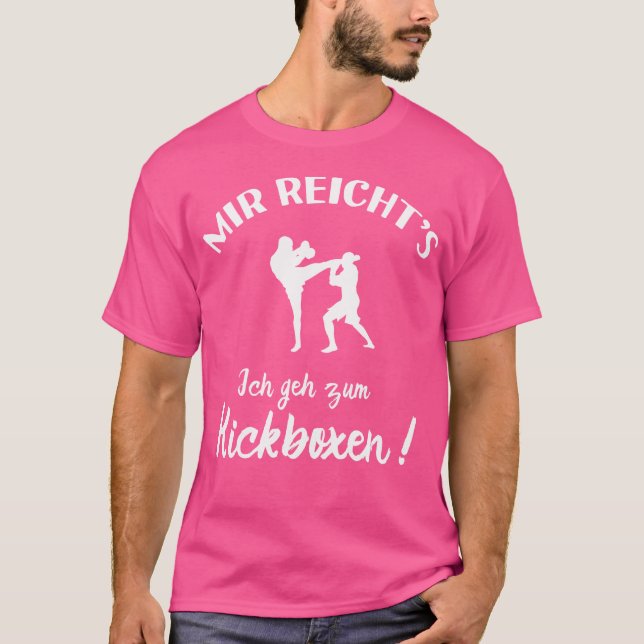 T-shirt Je Vais À Kickboxing Kick-Boxer Kickboxer (Devant)