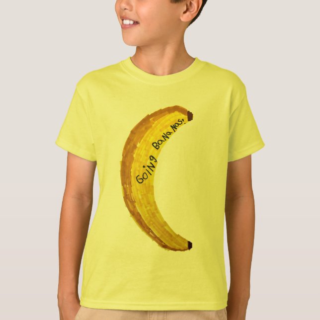 T-shirt Je vais à la banane ! (Devant)