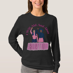 T-shirt Je Vais Aider Et Abandonner La Conception Des Droi