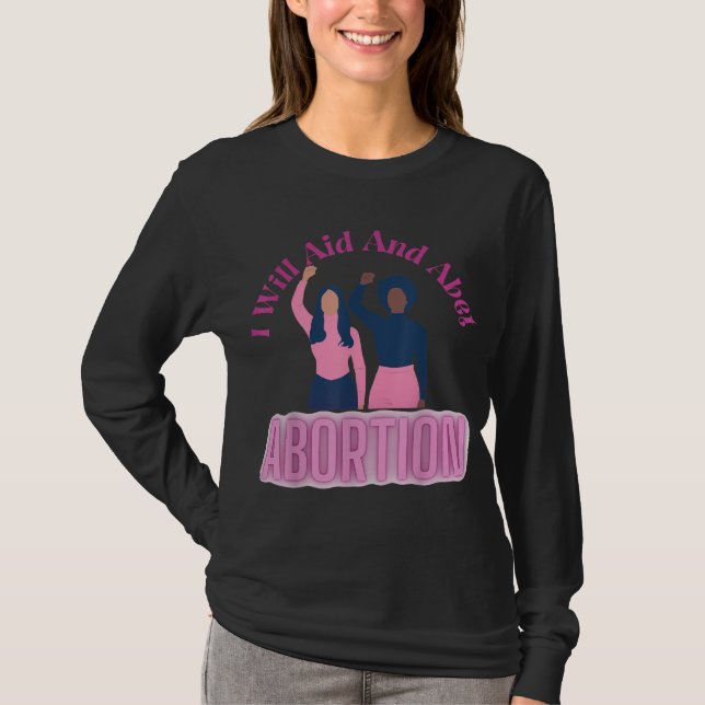 T-shirt Je Vais Aider Et Abandonner La Conception Des Droi (Devant)
