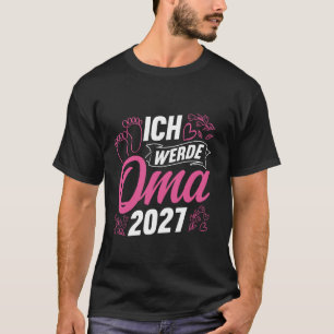T-shirt Je vais annoncer la grossesse de grand-mère 2027