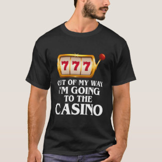 T-shirt Je Vais Au Casino Las Vegas Ga