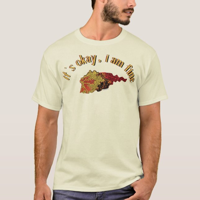 T-shirt Je vais bien. (Devant)