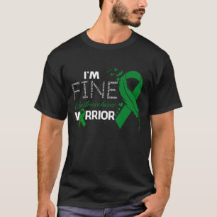 T-shirt Je vais bien plume de sensibilisation guerrier gas