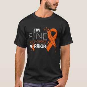 T-shirt Je vais bien RSD CRPS guerrier sensibilisation plu