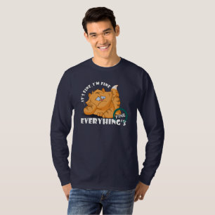 T-shirt Je vais bien Tout va bien   Longueur