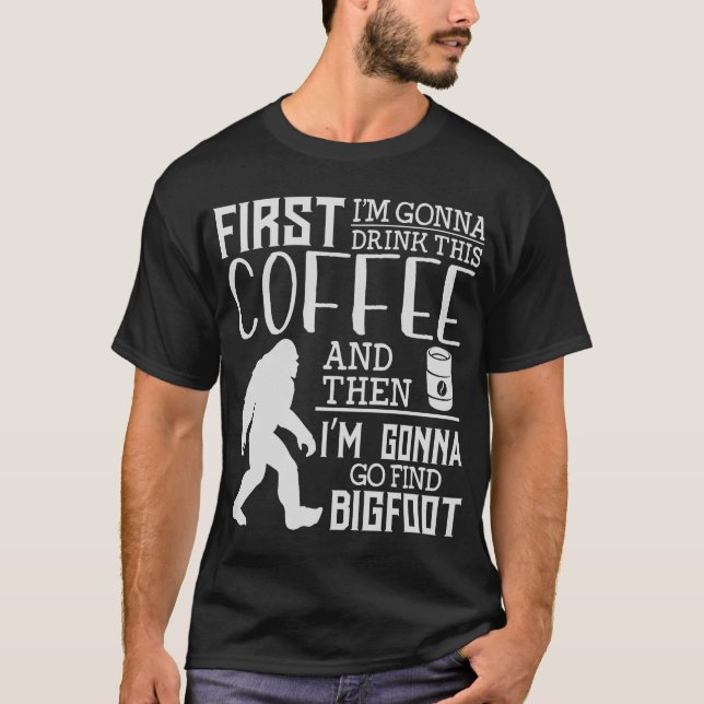 T-shirt Je Vais Boire Ce Café Go (Devant)