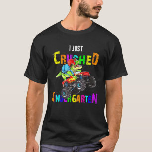 T-shirt Je Vais D'Écraser La Maternelle Dinosaur Trex Mons