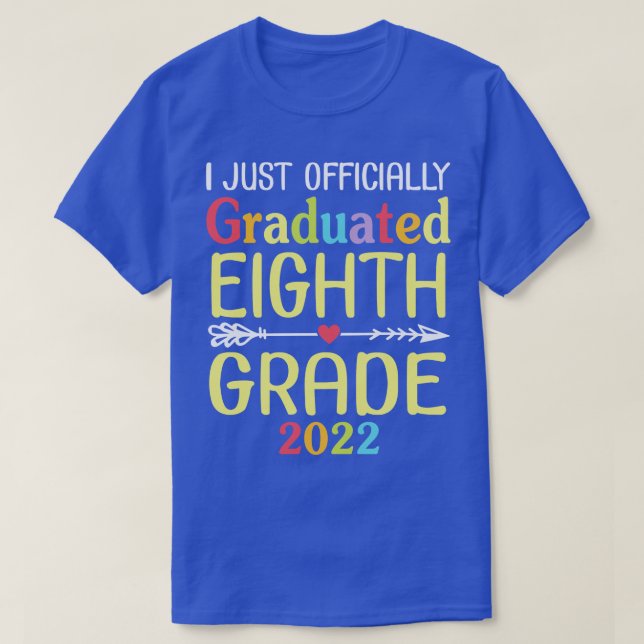 T-shirt Je Vais D'Être Officiellement Diplômé Huitième Ann (Design devant)