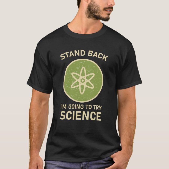 T-shirt je vais essayer la science (Devant)