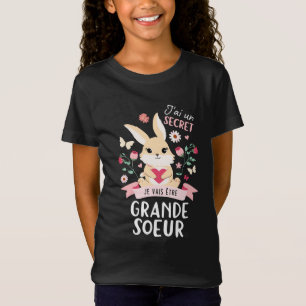 T-Shirt Je vais être grande soeur 2026