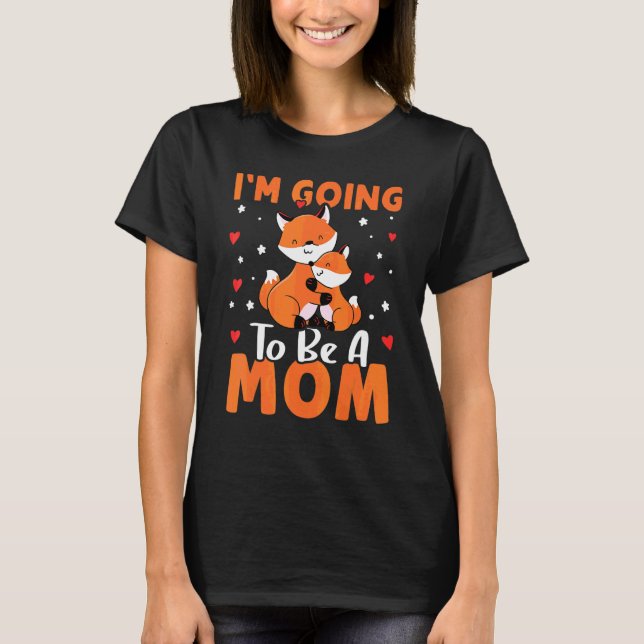 T-shirt Je vais être maman (Devant)