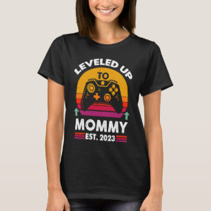 T-shirt Je vais être maman 2023 Vintage J'ai nivelé jusqu'