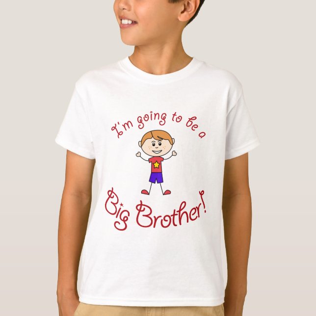 T-shirt Je vais être un frère ! (Devant)