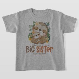 T-shirt Je Vais Être Un Grand Faire-part Soeur De Fantasme