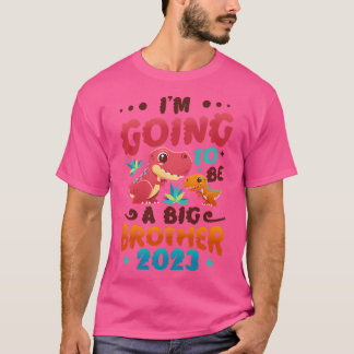 T-shirt Je vais être un grand frère 2023 Grossesse Annou