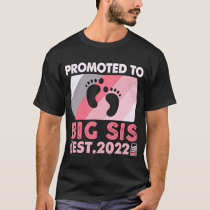 T-shirt Je vais être un grand Sis promu à Big Sister 2