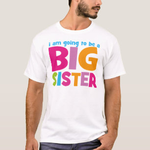 T-shirt Je vais être une grande soeur