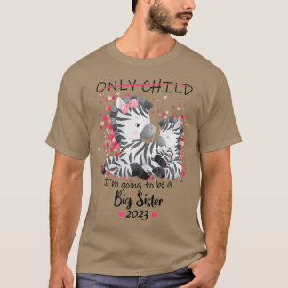 T-shirt Je vais être une grande soeur 2023 Grossesse Annou