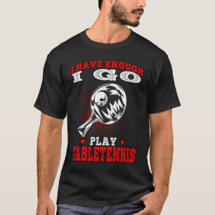 T-shirt Je vais jouer au tennis de table Jeunes joueurs de