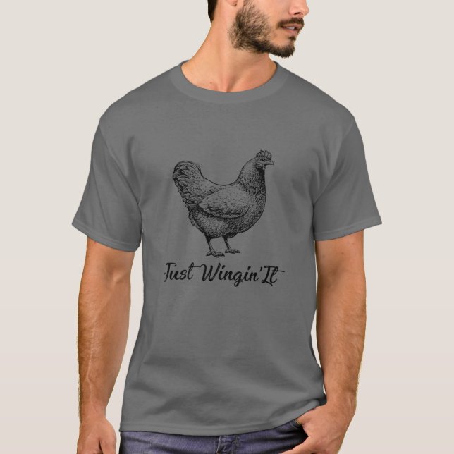 T-shirt Je Vais Le Beau Poulet (Devant)