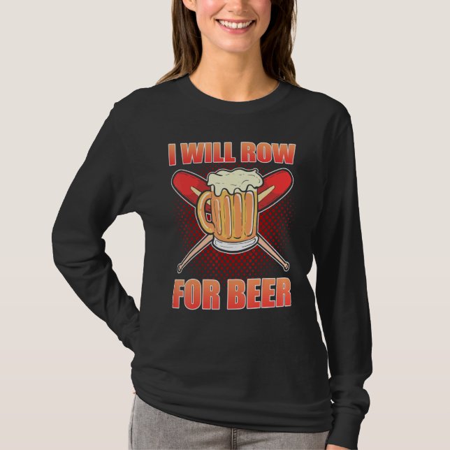 T-shirt Je Vais Me Ranger Pour Le Courant À Bière (Devant)