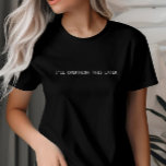 T-shirt Je vais repenser ce dernier Tee, Custom Minimalist<br><div class="desc">Je réfléchirai à ce t-shirt plus tard. Il fait un cadeau fantastique pour les introvertis.</div>