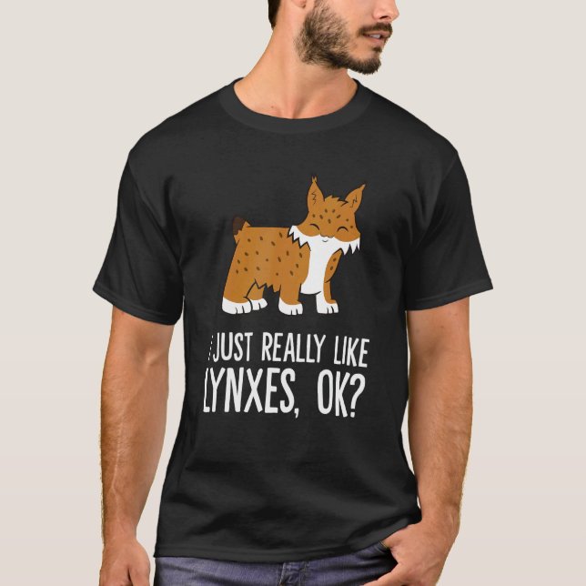 T-shirt Je Vais Simplemente Dire Que J'aime Vraiment Les L (Devant)