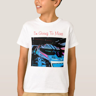 T-shirt Je vais sur Mars