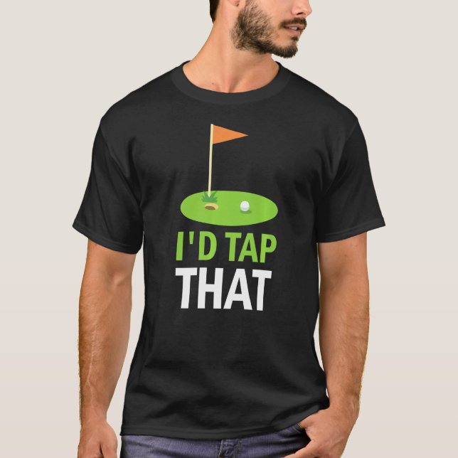 T-shirt Je vais taper sur le Golf 6 (Devant)