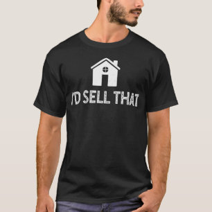 T-shirt Je Vends Ce Drôle Réalisateur Chemise Immobilier A