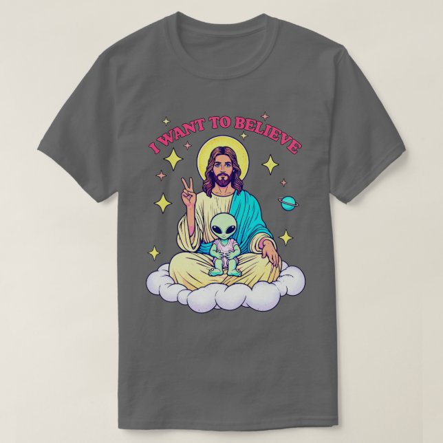 T-shirt Je Veux Croire (Design devant)