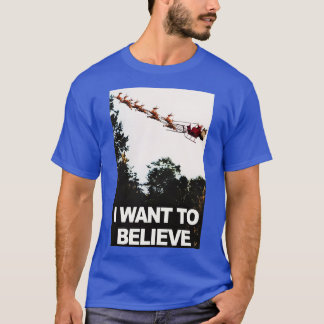 T-shirt Je veux croire au Père Noël
